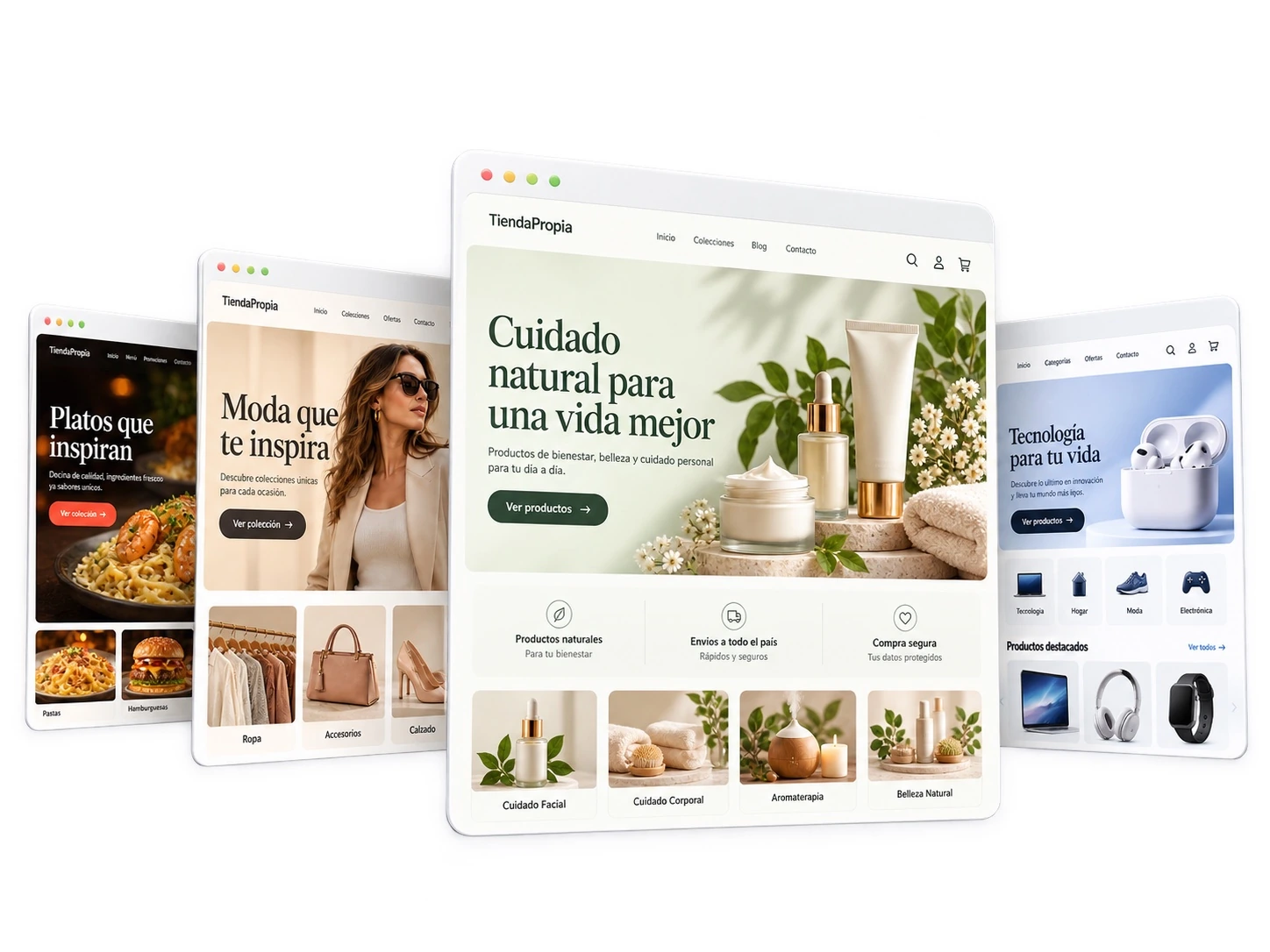 Ejemplos de tiendas creadas con TiendaPropia