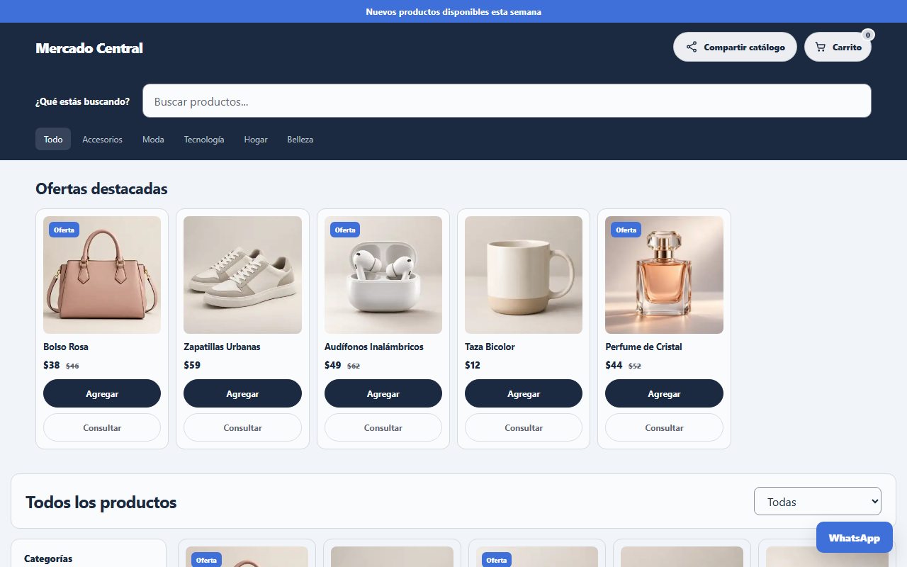 Plantilla Marketplace