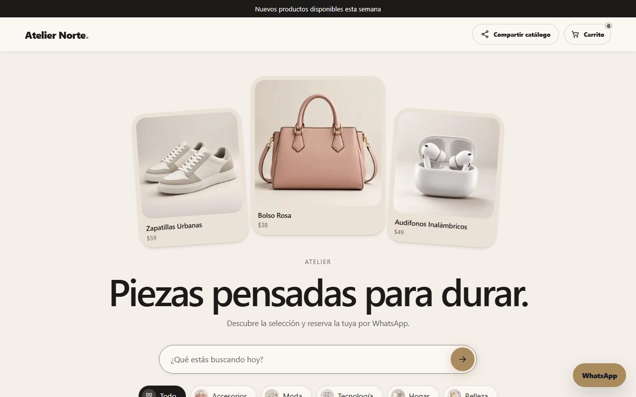 Plantilla Showcase