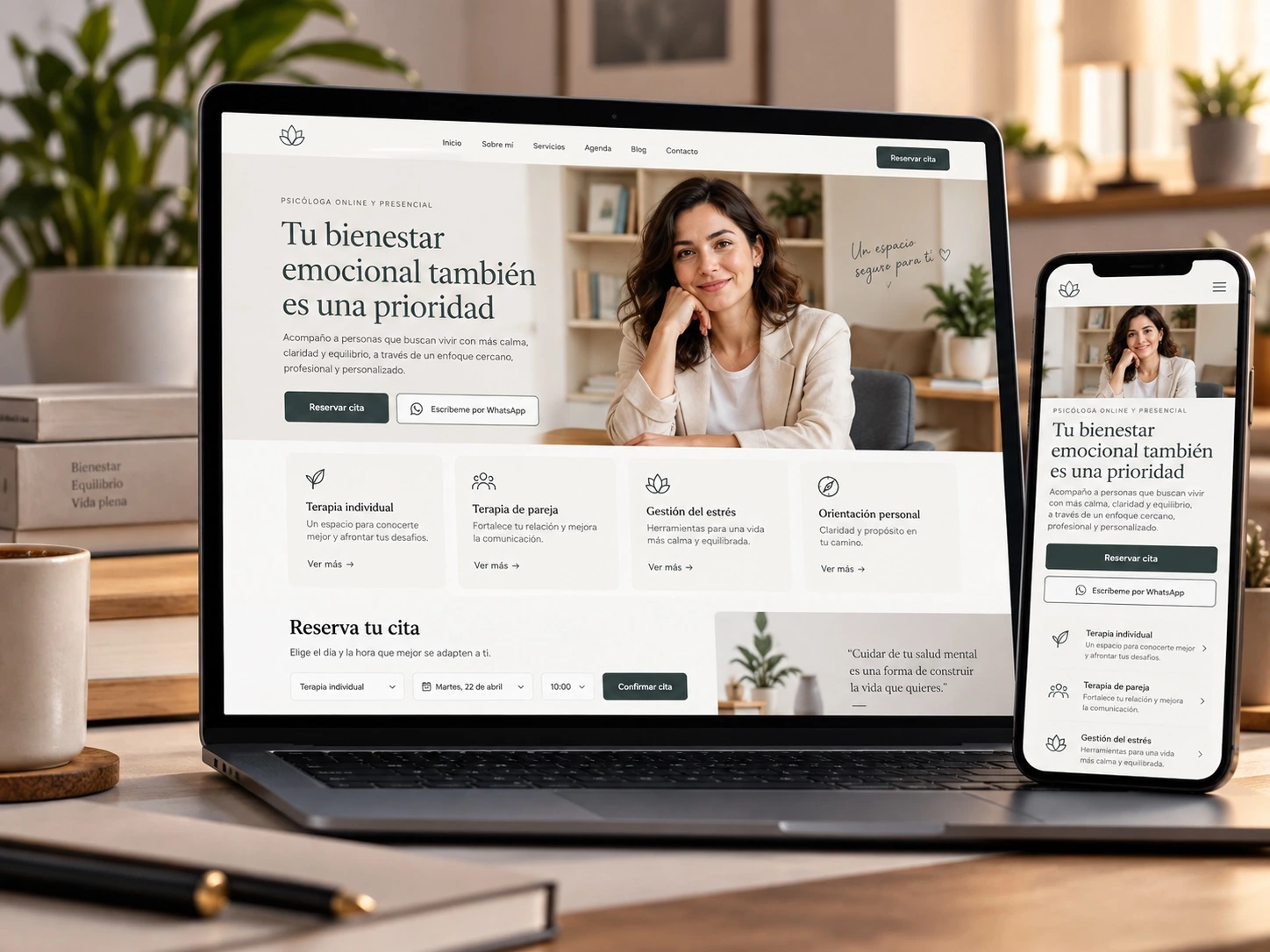 Servicio de belleza y bienestar